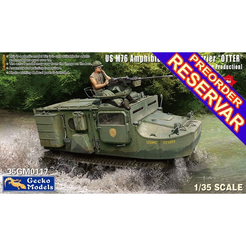 TRANSPORTE ANFIBIO M-76 OTTER Late -Escala 1/35- Gecko Models 35GM0117 TRANSPORTE ANFIBIO M-76 OTTER Late -Escala 1/35- Gecko Models 35GM0117