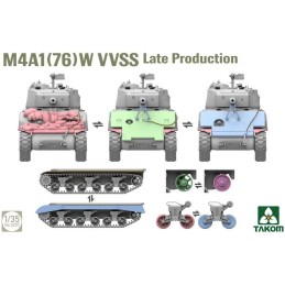 CARRO DE COMBATE M-4 A1 76 mm (W) SHERMAN VVSS -Escala 1/35- Takom 2207 CARRO DE COMBATE M-4 A1 76 mm (W) SHERMAN VVSS -Escala 1/35- Takom 2207