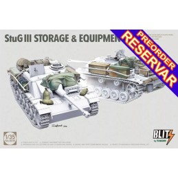 EQUIPO & ACCESORIOS STUG III -Escala 1/35- Takom 8018