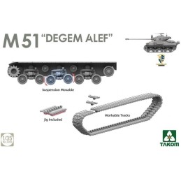 CARRO DE COMBATE M-51 SHERMAN "Degem Alef" -Escala 1/35- Takom 2208 CARRO DE COMBATE M-51 SHERMAN "Degem Alef" -Escala 1/35- Takom 2208