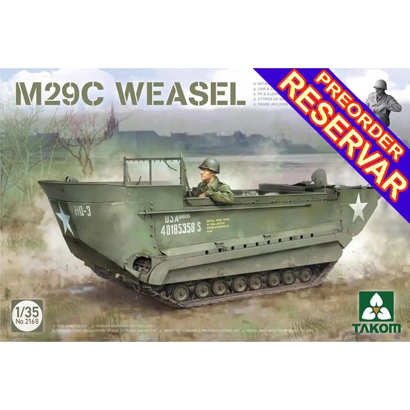 TRACTOR M-9 C WEASEL -Escala 1/35- Takom 2168 TRACTOR M-9 C WEASEL -Escala 1/35- Takom 2168