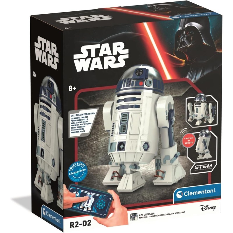 ROBOT R2-D2 PARA MONTAR Y DIRIGIR - CLEMENTONI 55634 ROBOT R2-D2 PARA MONTAR Y DIRIGIR - CLEMENTONI 55634