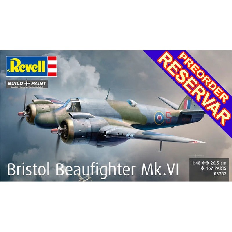 BRISTOL BEAUFIGHTER MK-VI -Escala 1/48- Revell 03767 BRISTOL BEAUFIGHTER MK-VI -Escala 1/48- Revell 03767