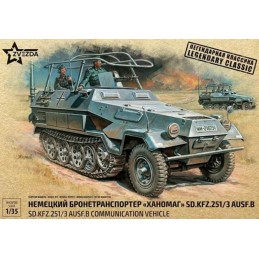 SEMIORUGA SD.KFZ. 251/3 Ausf. B (MANDO) -Escala 1/35- Zvezda 3604