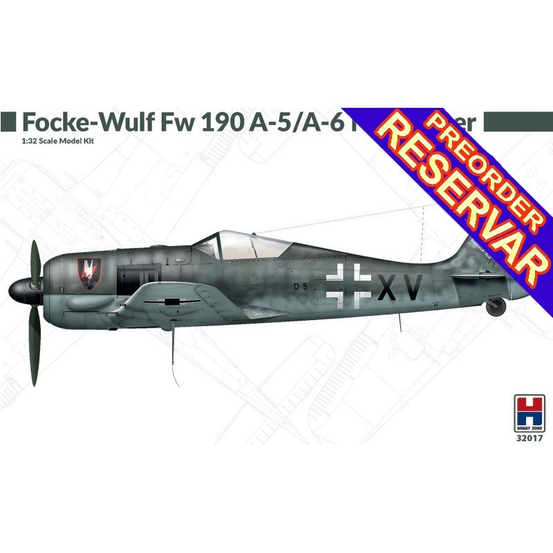 Focke-Wulf Fw 190 A-5/A-6 Nachtjager -Escala 1/32- Hobby 2000 H2K32017