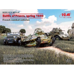 BATALLA DE FRANCIA, PRIMAVERA 1940 (Panhard 178/ FCM-36/ Laffly V15T) -Escala 1/35- ICM DS3514