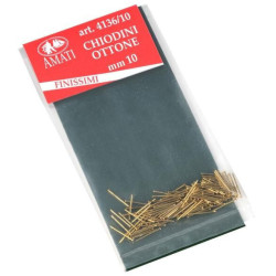 CLAVOS LATON 10mm SUPER FINOS (150 unids) AMATI 413610