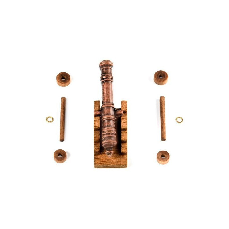 CAÑON (50 mm) DECORADO CON CUREÑA MADERA - Amati 415950 CAÑON (50 mm) DECORADO CON CUREÑA MADERA - Amati 415950