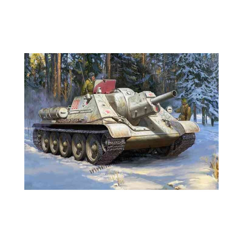 CAÑON AUTOPROPULSADO SU-122 -Escala 1/100- Zvezda 6281 CAÑON AUTOPROPULSADO SU-122 -Escala 1/100- Zvezda 6281