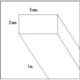 LISTON BALSA (2 x 5 x 1000 mm)