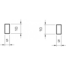 LISTON PINO (5 x 10 x 1.000 mm)