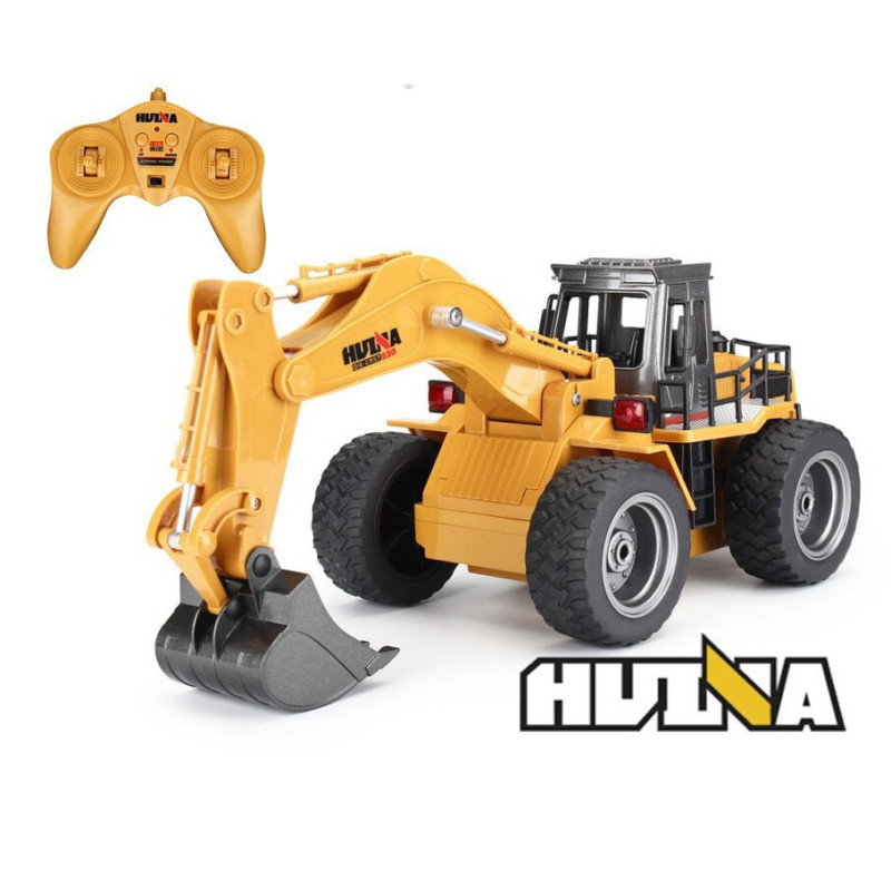 EXCAVADORA RC 6 CANALES - ESCALA 1/18 - HUINA 1530 EXCAVADORA RC 6 CANALES - ESCALA 1/18 - HUINA 1530